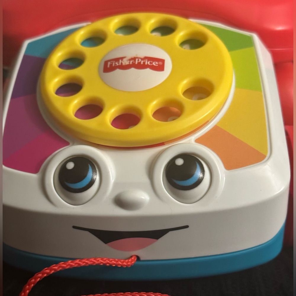 Fisher-Price Toy Phone And Bright Starts Safari Beats Musical Drum W/Lights
